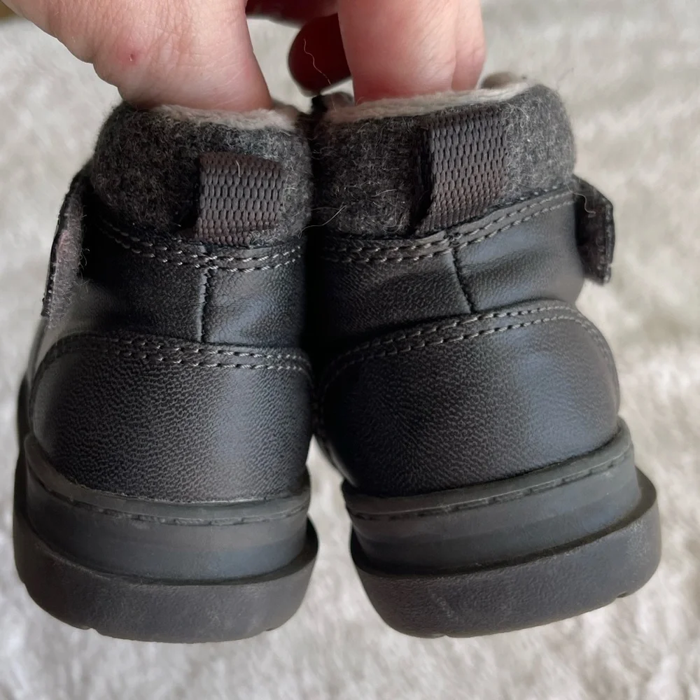 Cat and Jack black work boot dress boot
